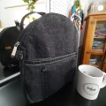 Mochila Pequetita Jeans Preto (Slim)