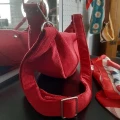 Pochete Cotelê Vermelho
